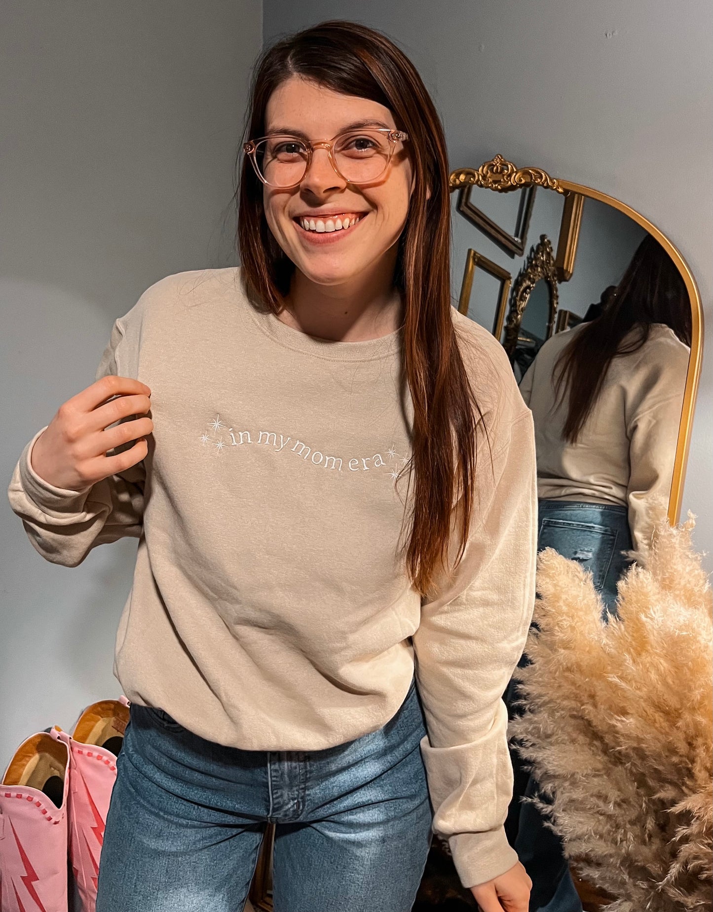 In My Mom Era crewneck