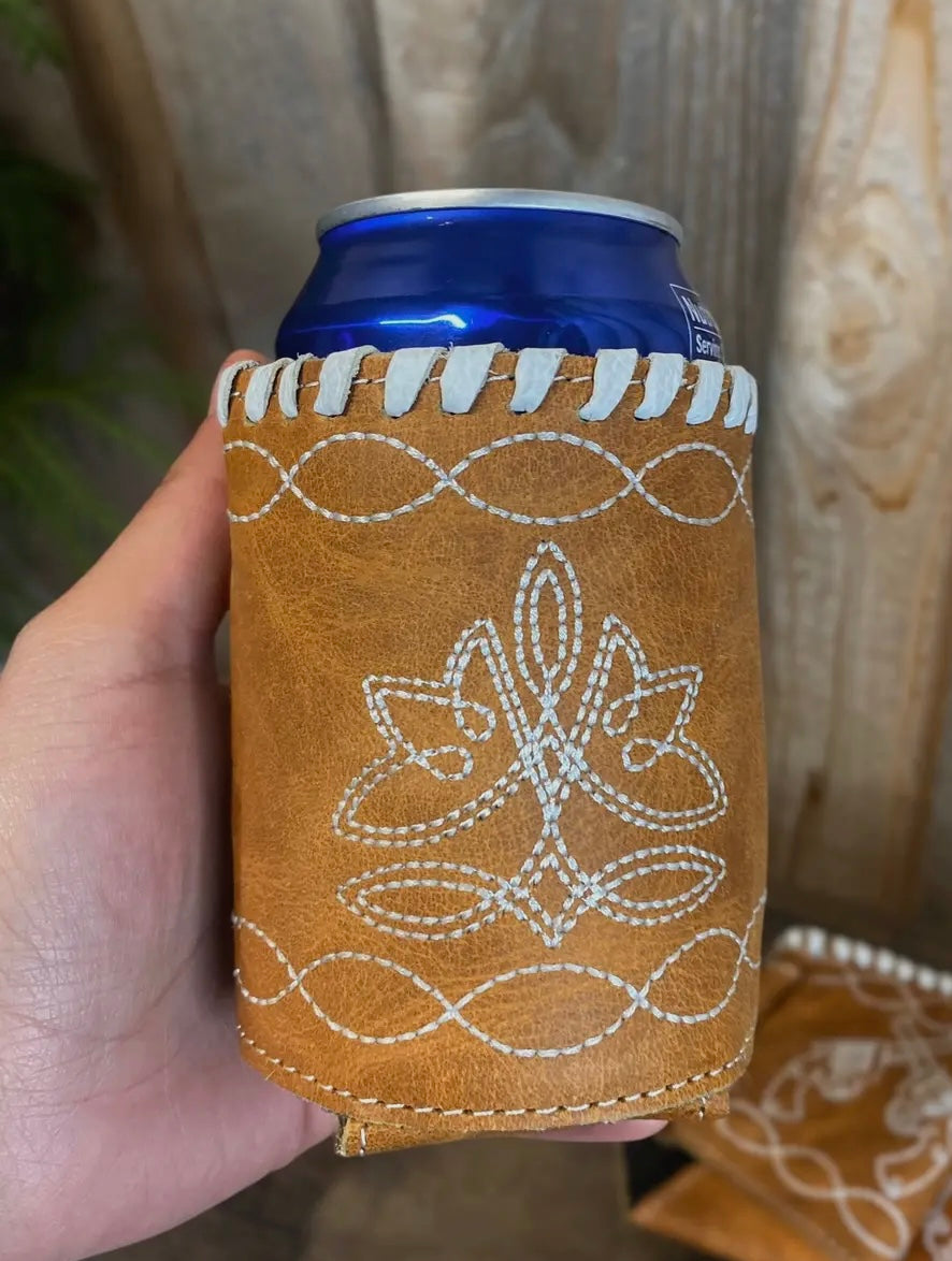 Genuine Leather Koozie