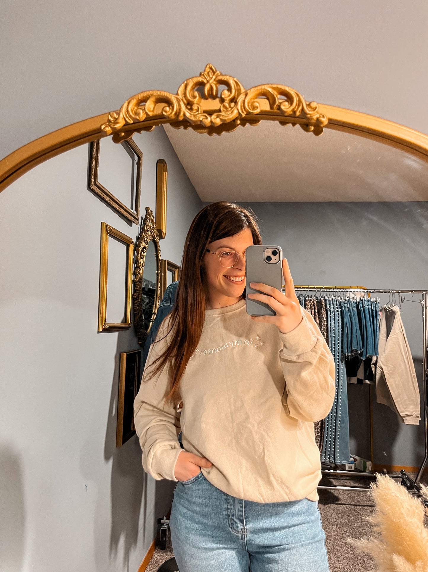 In My Mom Era crewneck