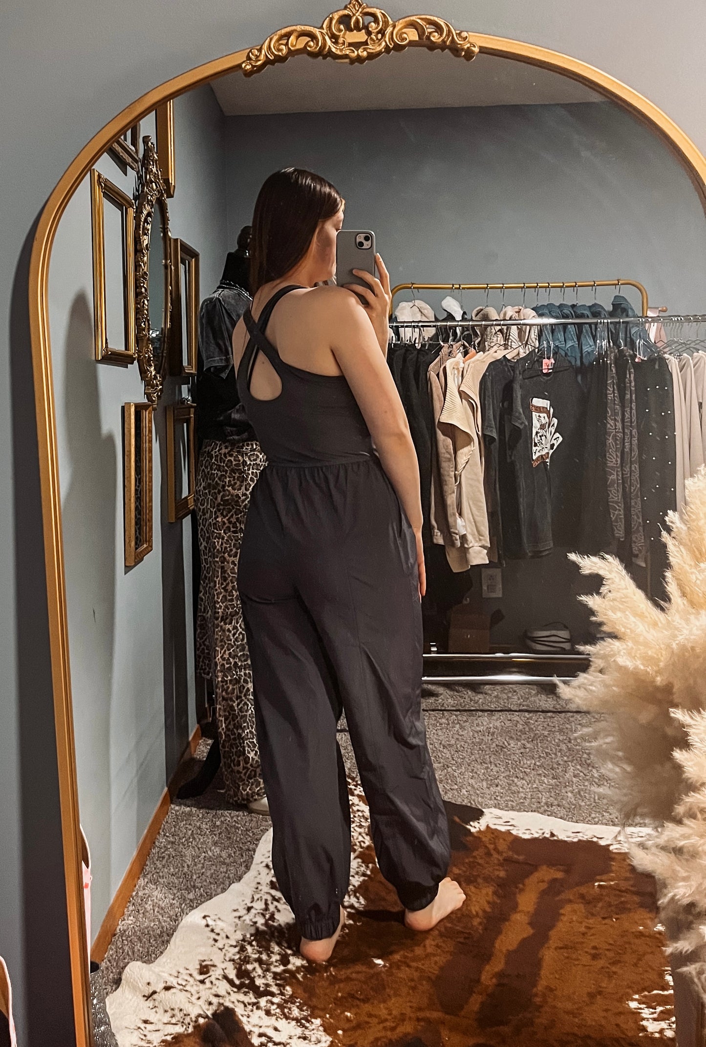 Cross Back Jogger Jumpsuit