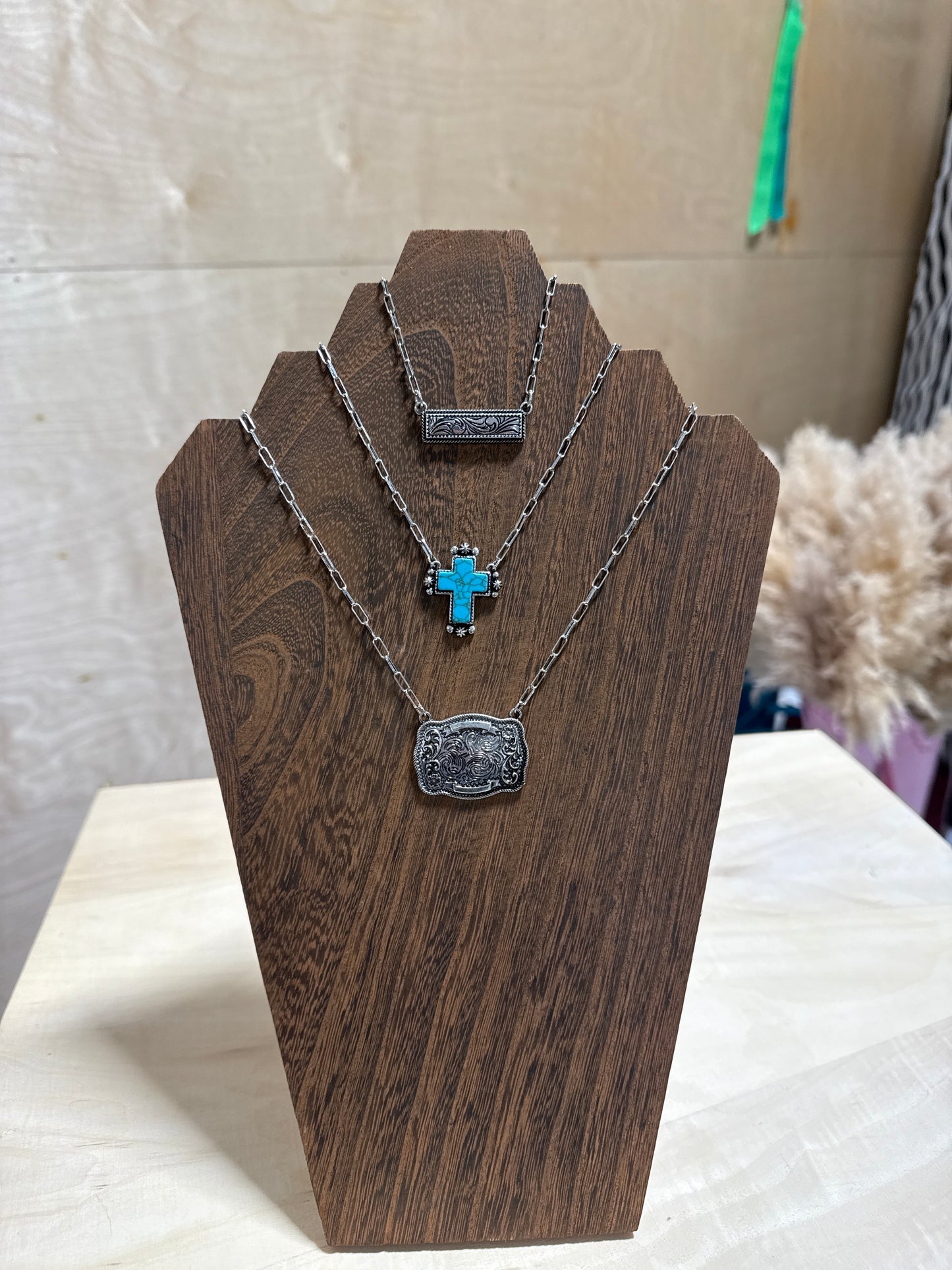 Belt Buckle Necklace
