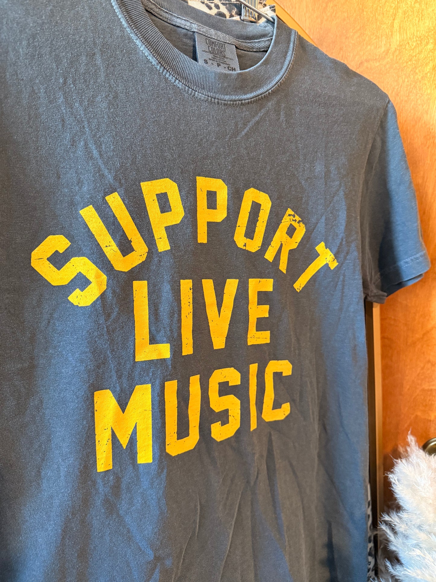 Support Live Music Graphic Tee