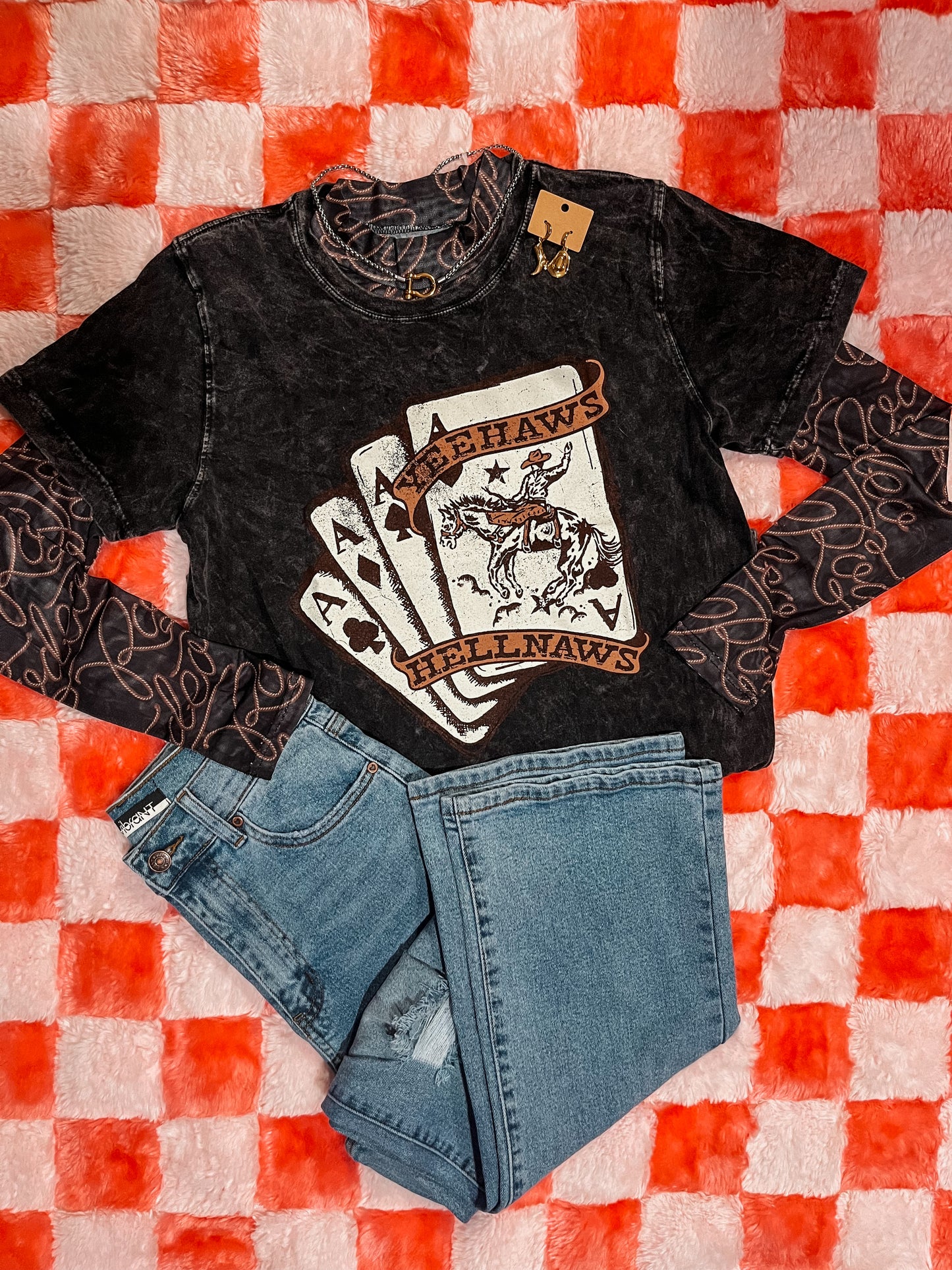 Yeehaws Hellnaws Graphic Tee