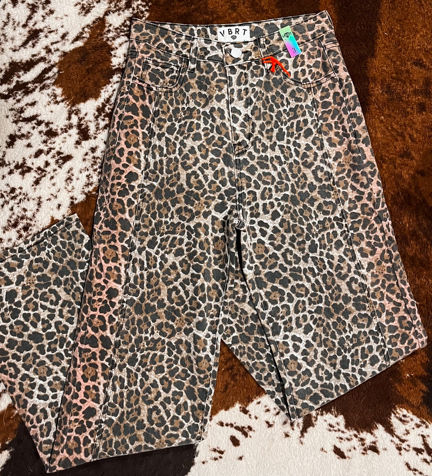 Step into the Wild Leopard Jean