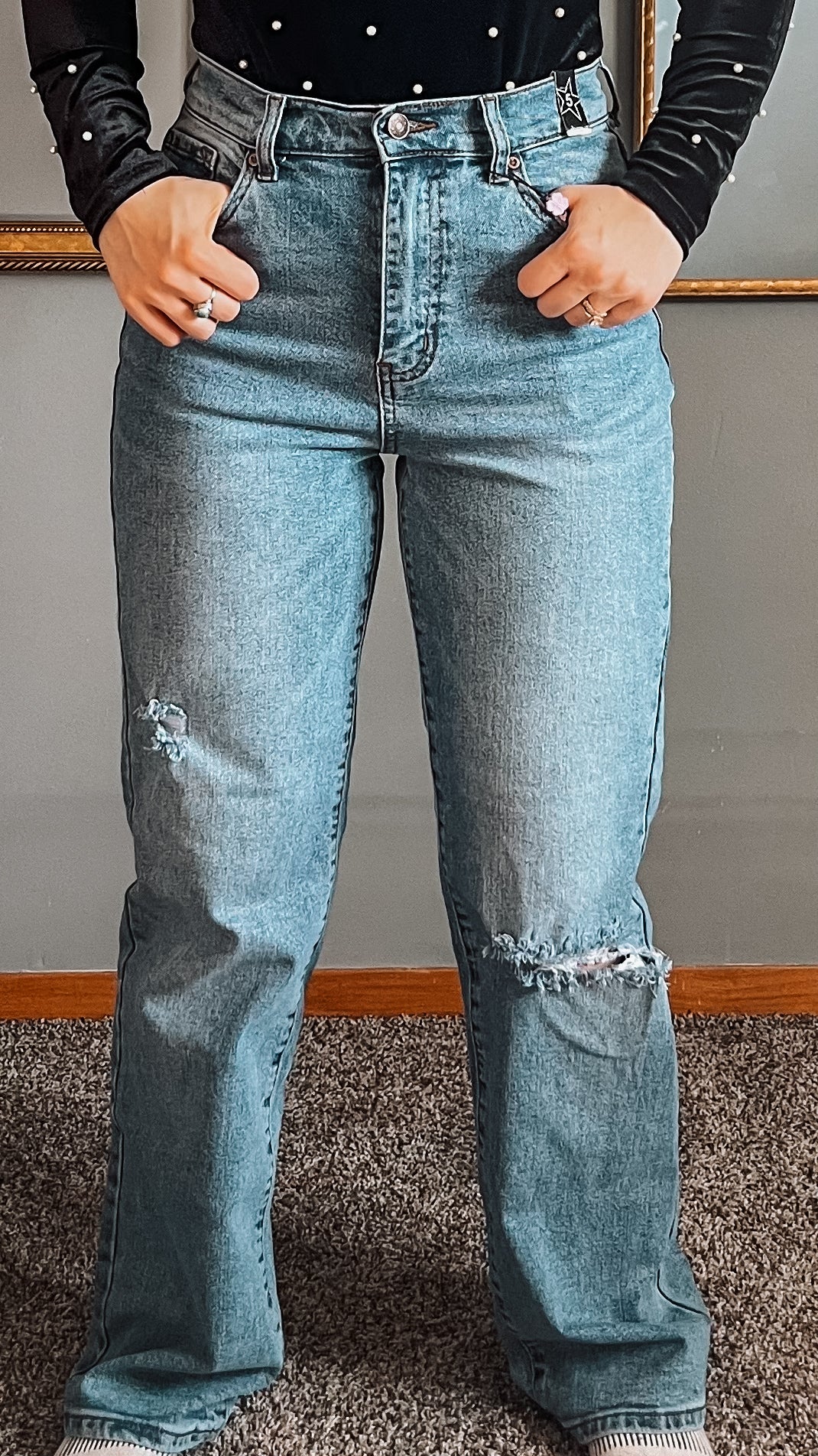 Hey Girl Straight Jean