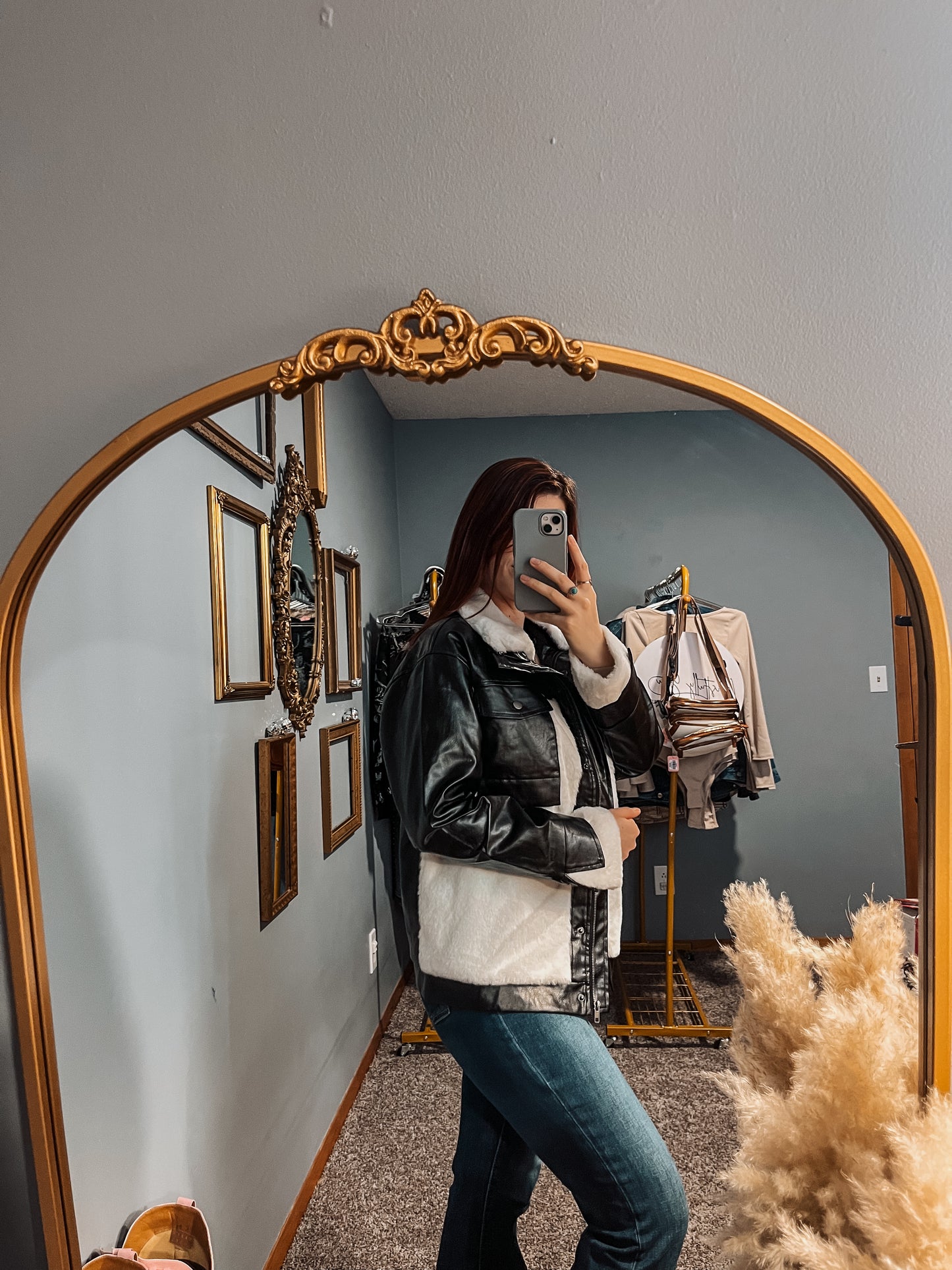 Cool Girl Faux Leather Jacket