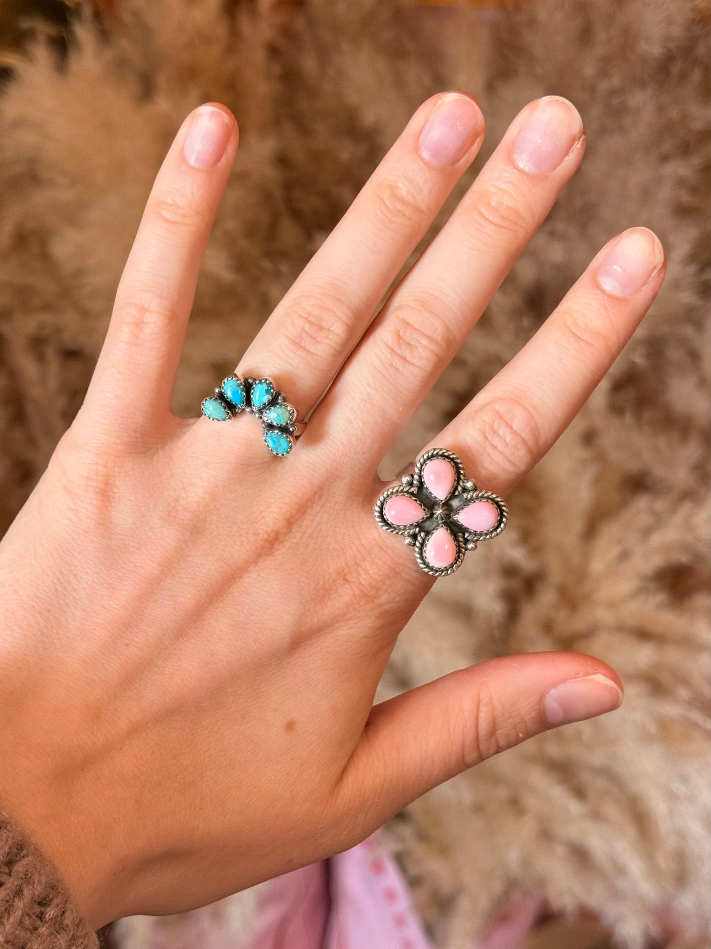Kingman Naja Wrap Ring