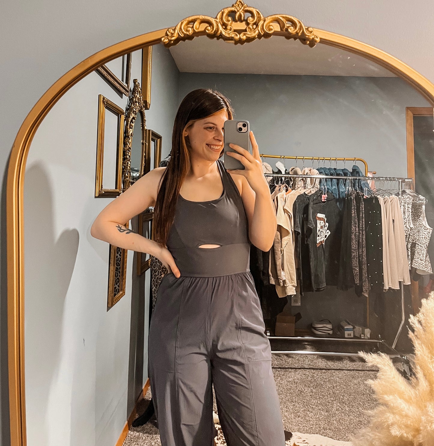 Cross Back Jogger Jumpsuit
