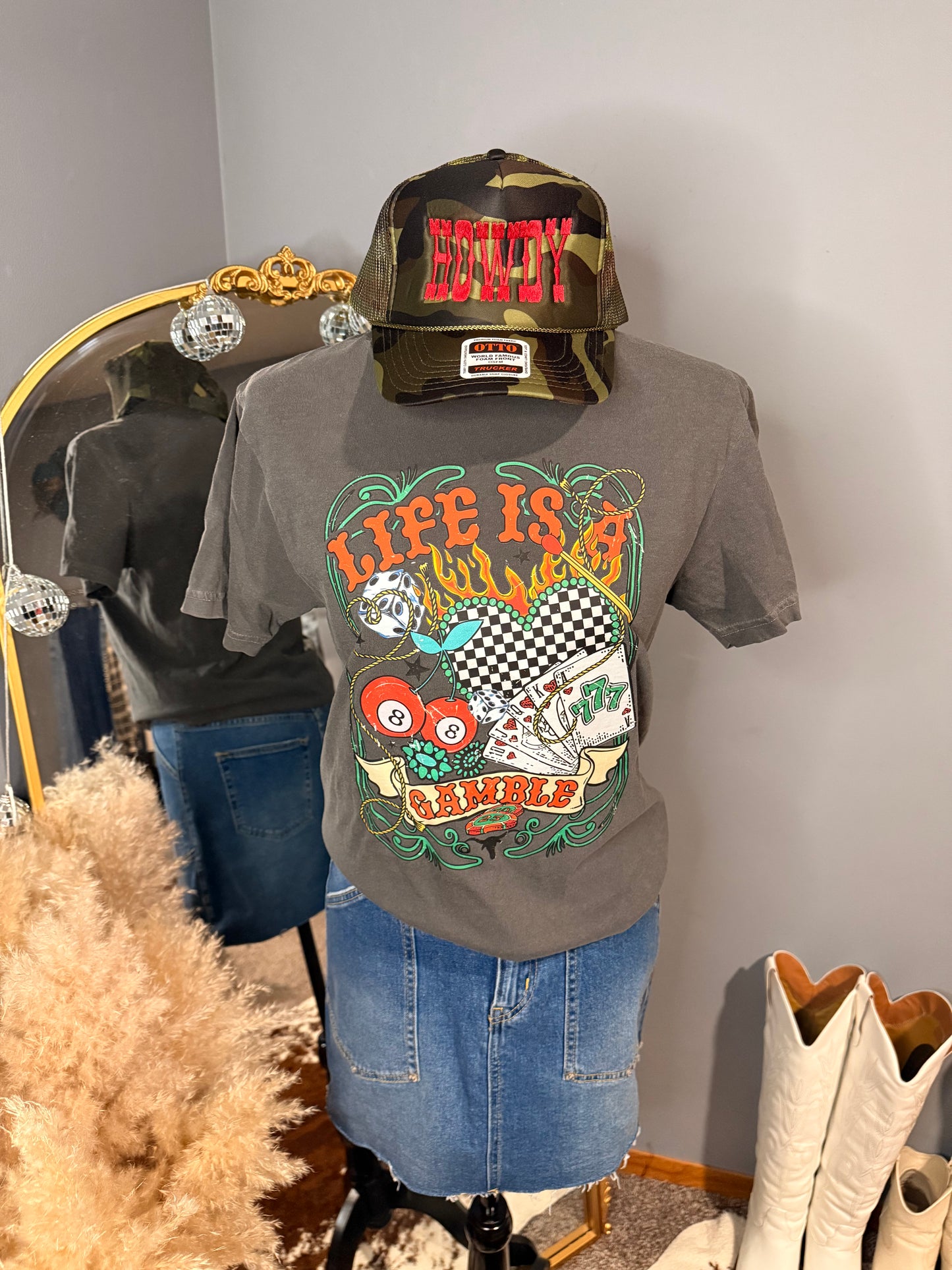 Life Is A Gamble Graphic Tee