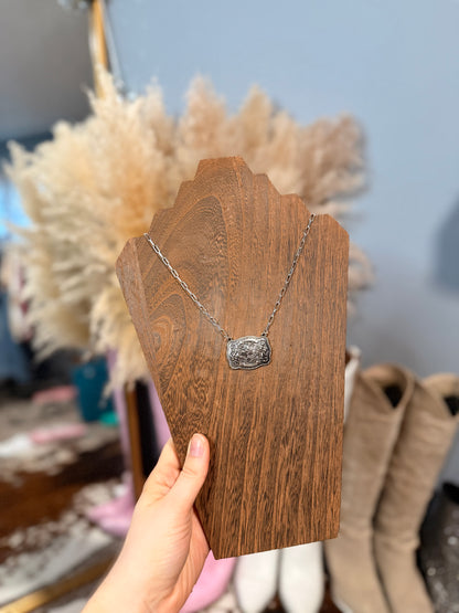 Belt Buckle Necklace