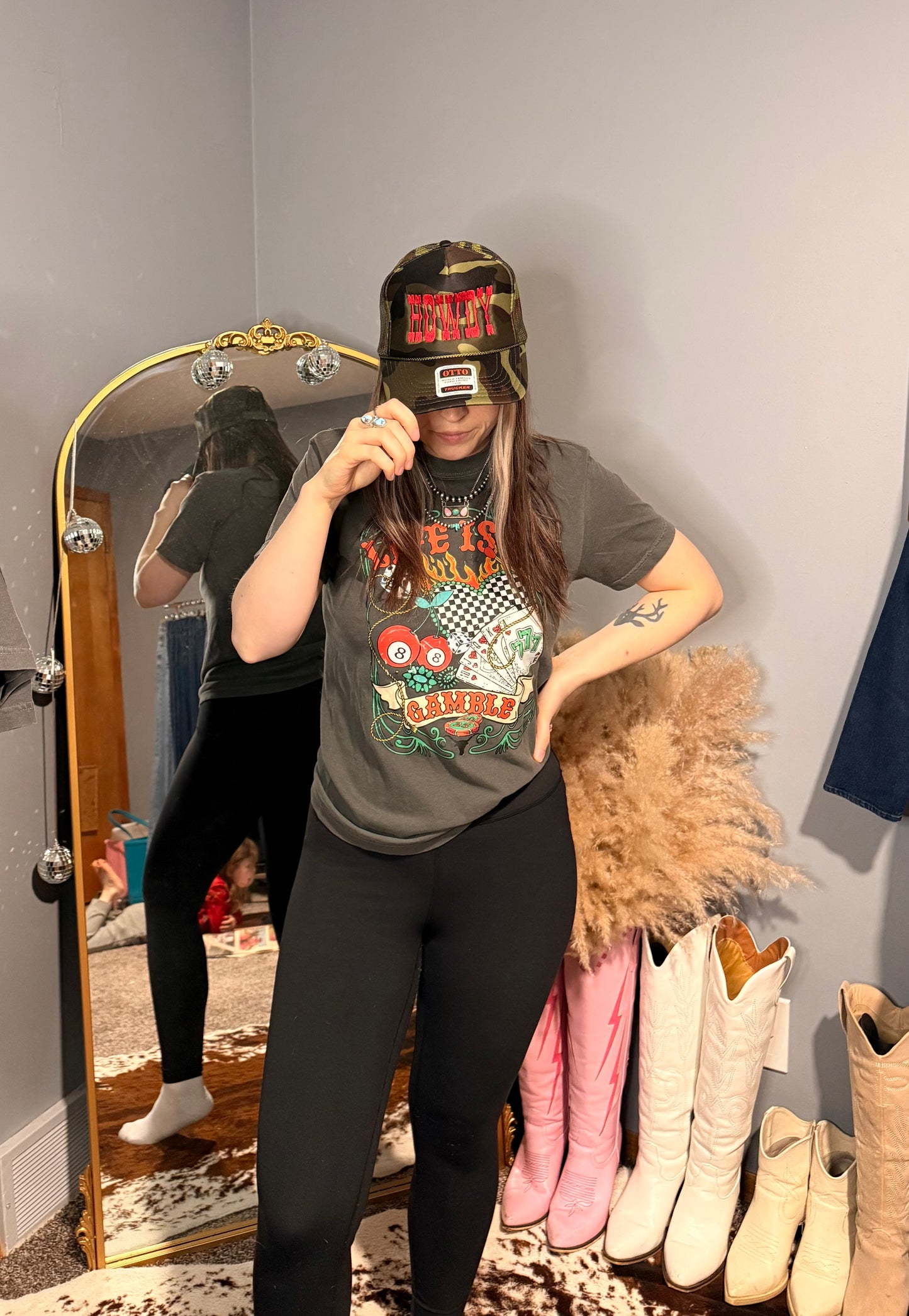 Howdy Camo Trucker Hat