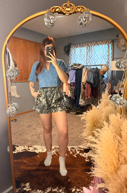 Danielle Denim Top