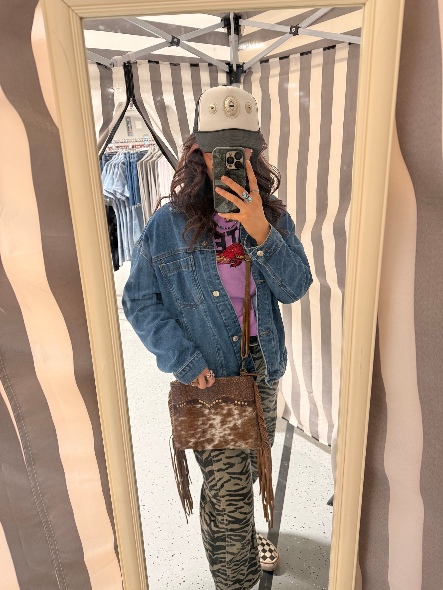 Mescalaro Hill Leather & Hairon Bag