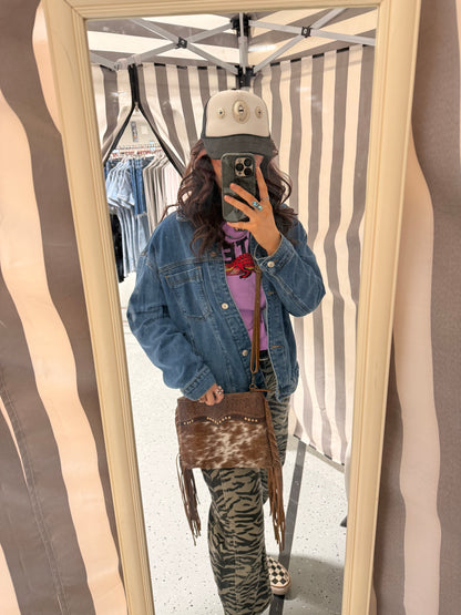 Mescalaro Hill Leather & Hairon Bag