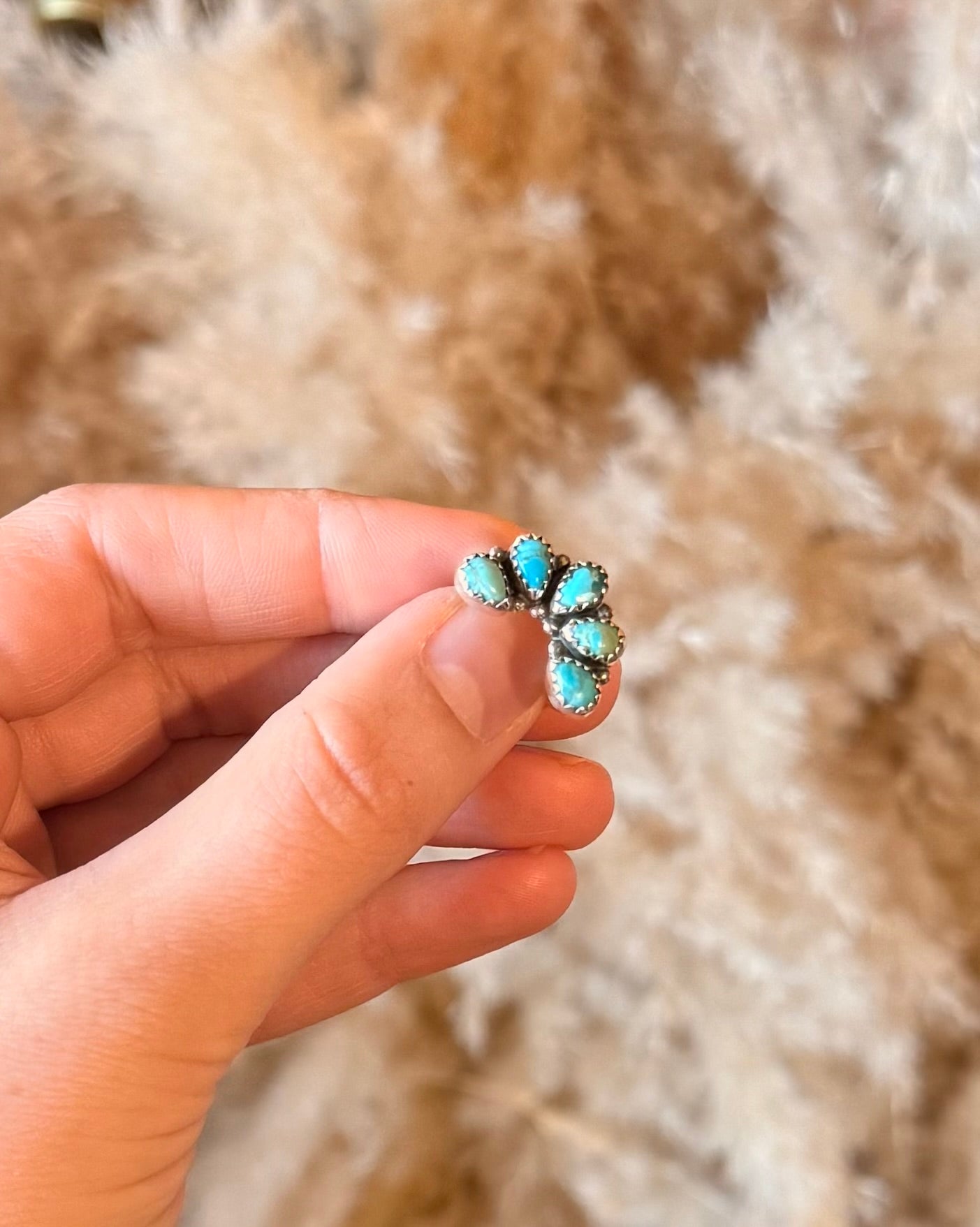 Kingman Naja Wrap Ring