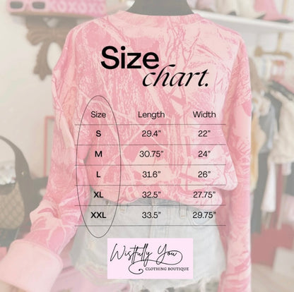 PREORDER Pink Camo Crewneck