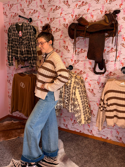 Fall into Line Sweater