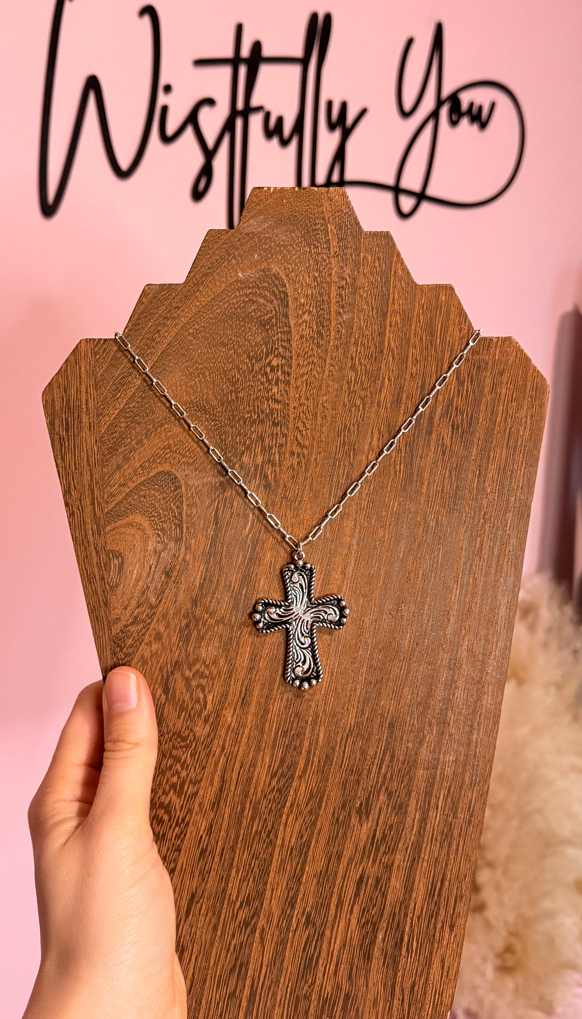 Western Cross Necklace