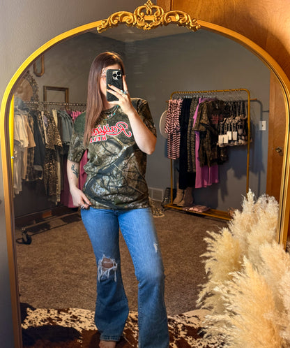 Raisin' Hell Camo Tee