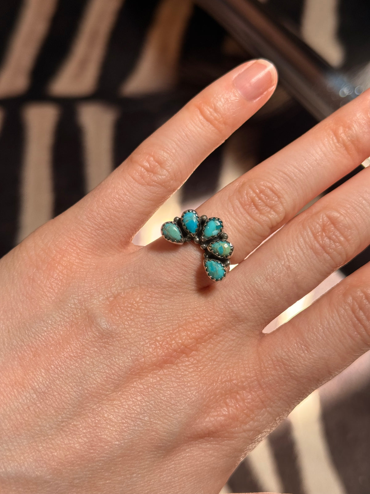 Kingman Naja Wrap Ring