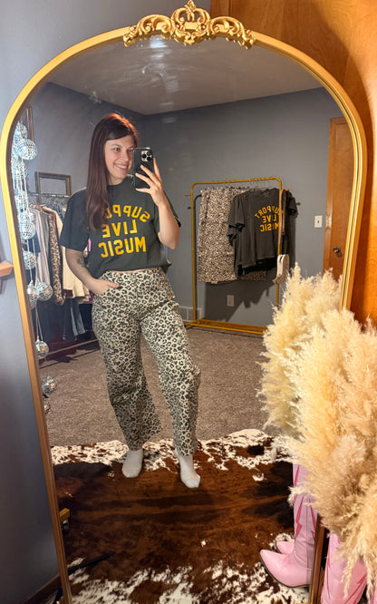 Support Live Music Graphic Tee