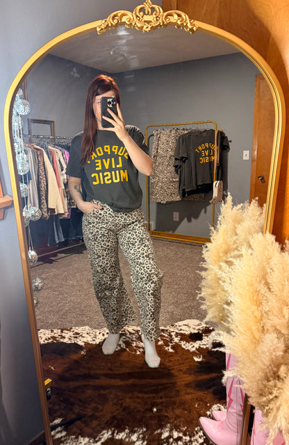 Support Live Music Graphic Tee