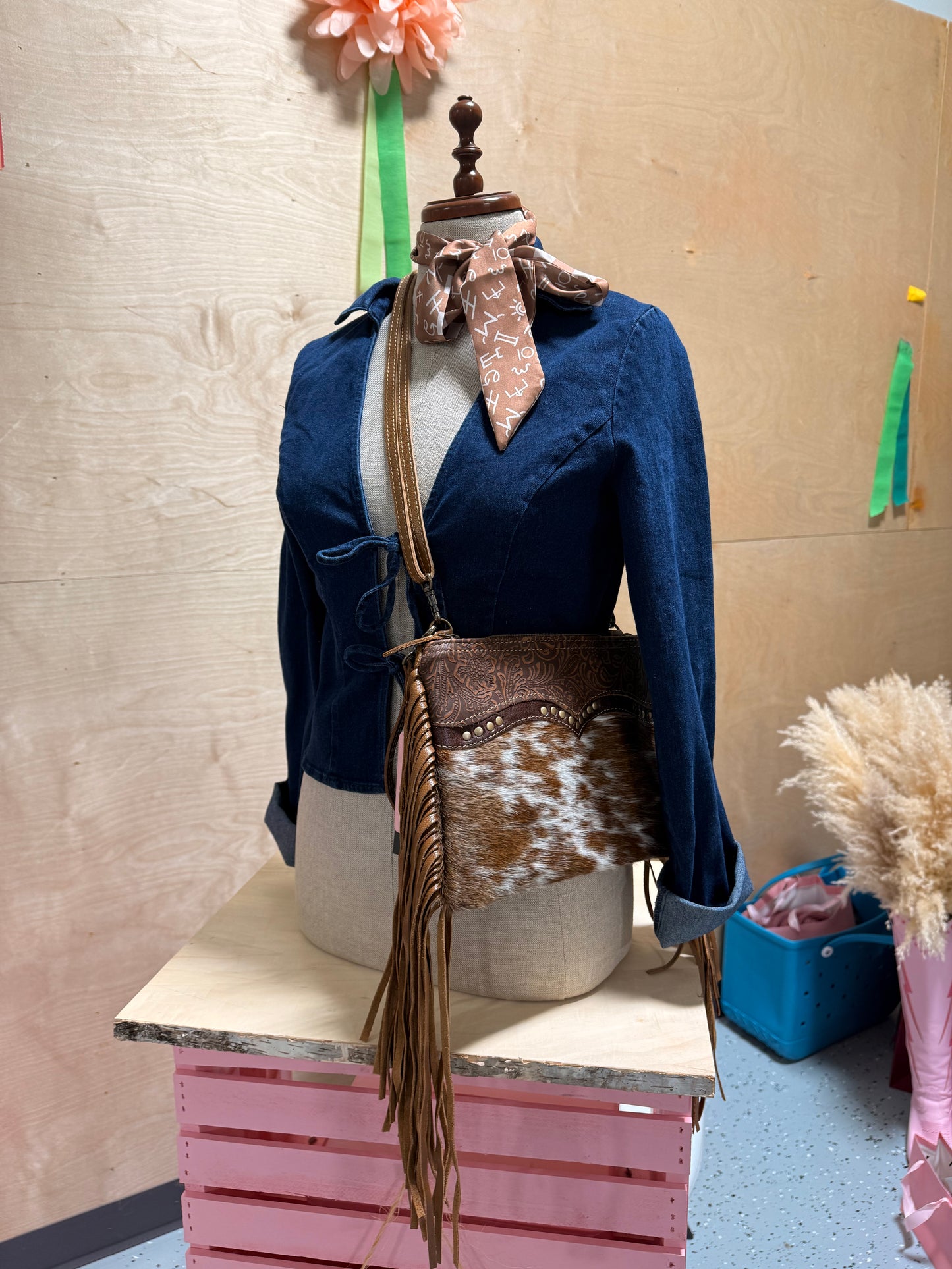 Mescalaro Hill Leather & Hairon Bag