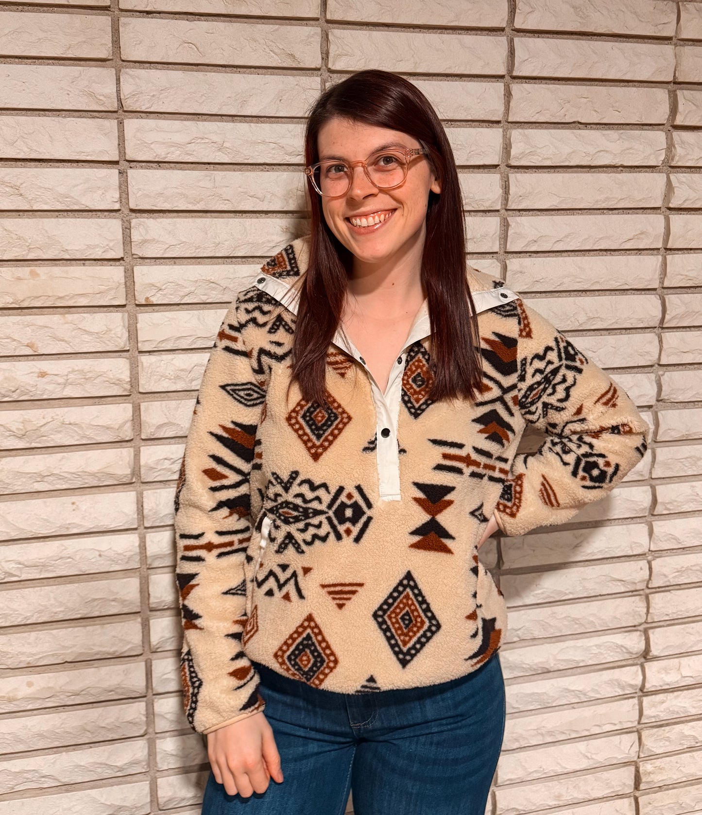 Aztec Sherpa Sweatshirt