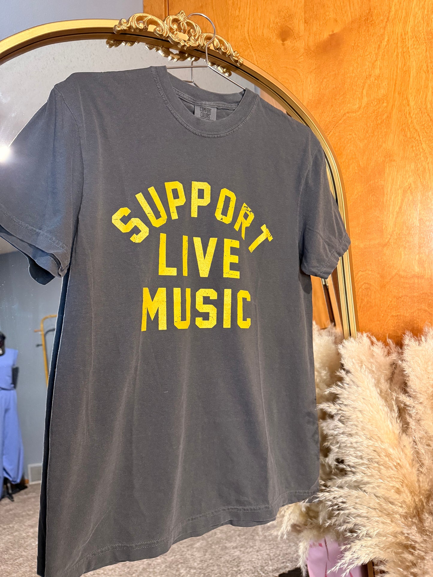 Support Live Music Graphic Tee
