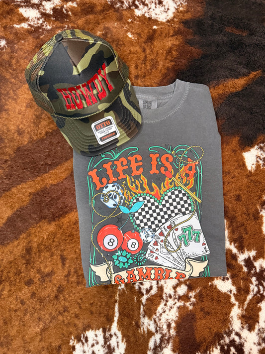 Life Is A Gamble Graphic Tee