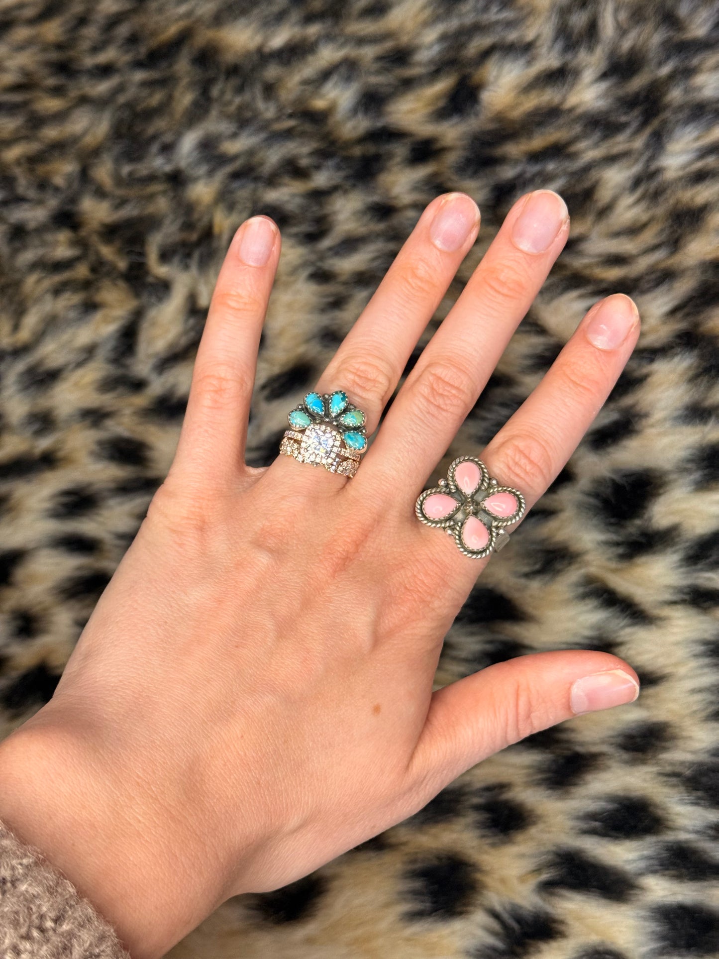 Kingman Naja Wrap Ring