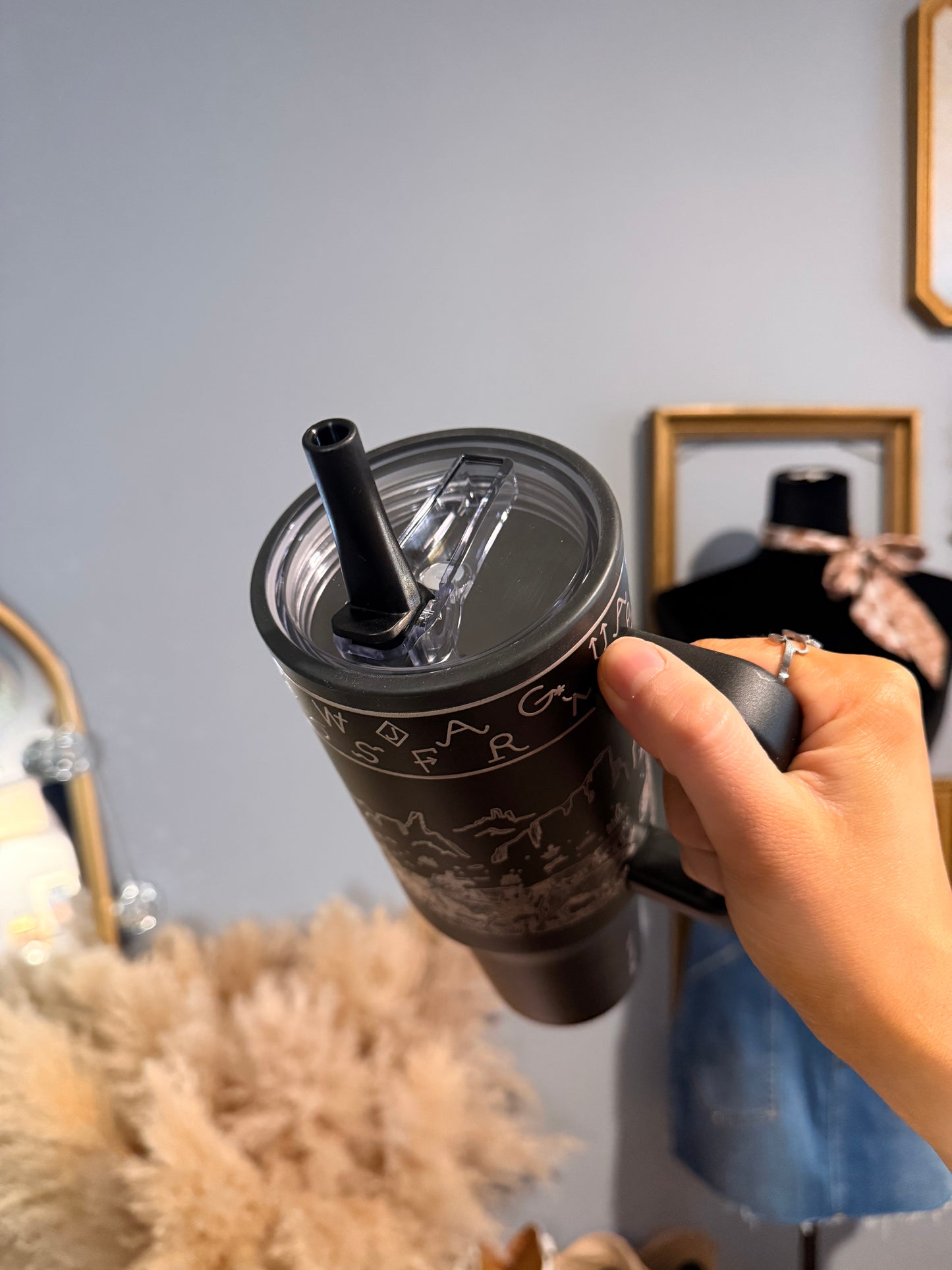 Cattle Drive 40oz Tumbler: Black