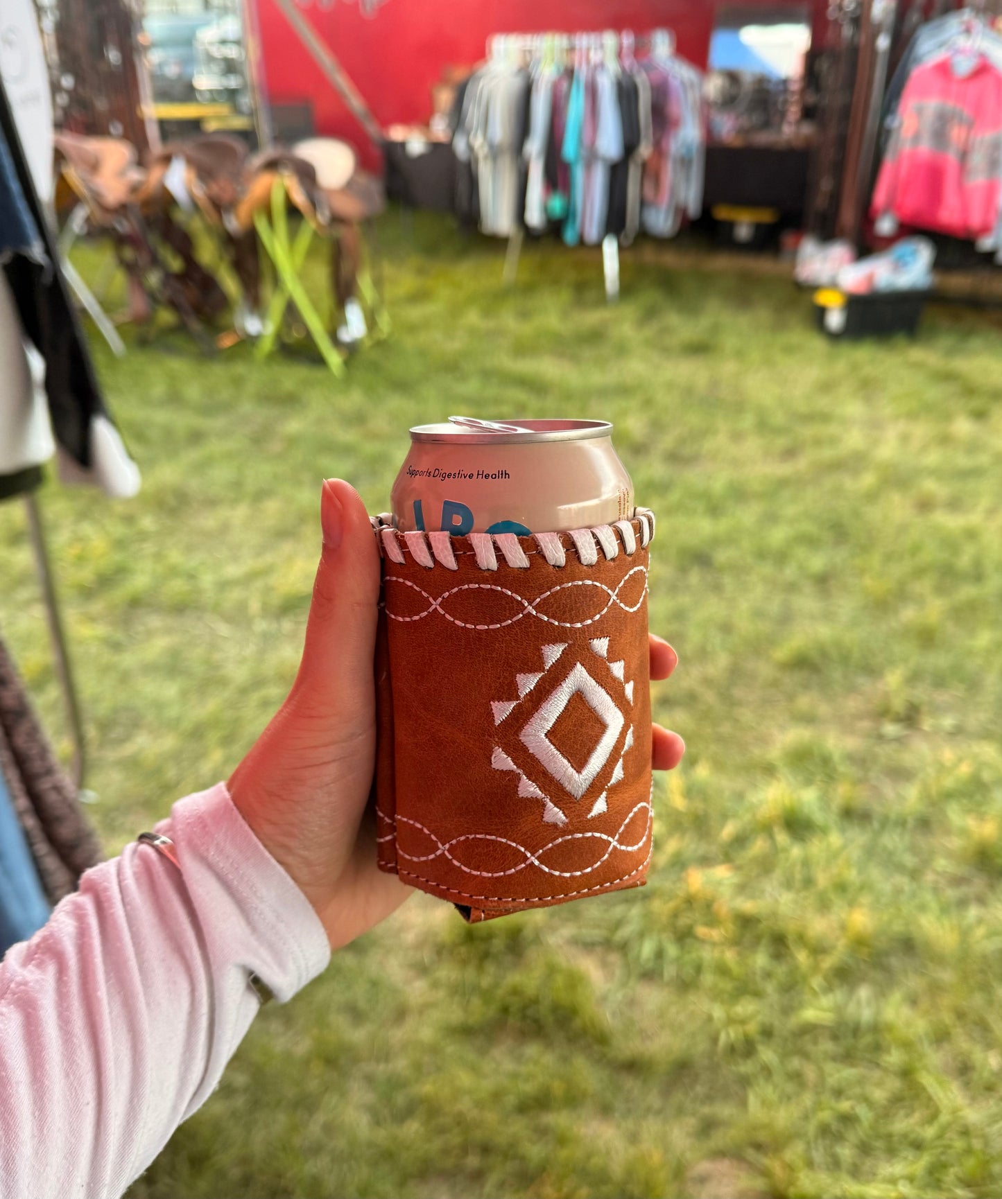 Genuine Leather Koozie