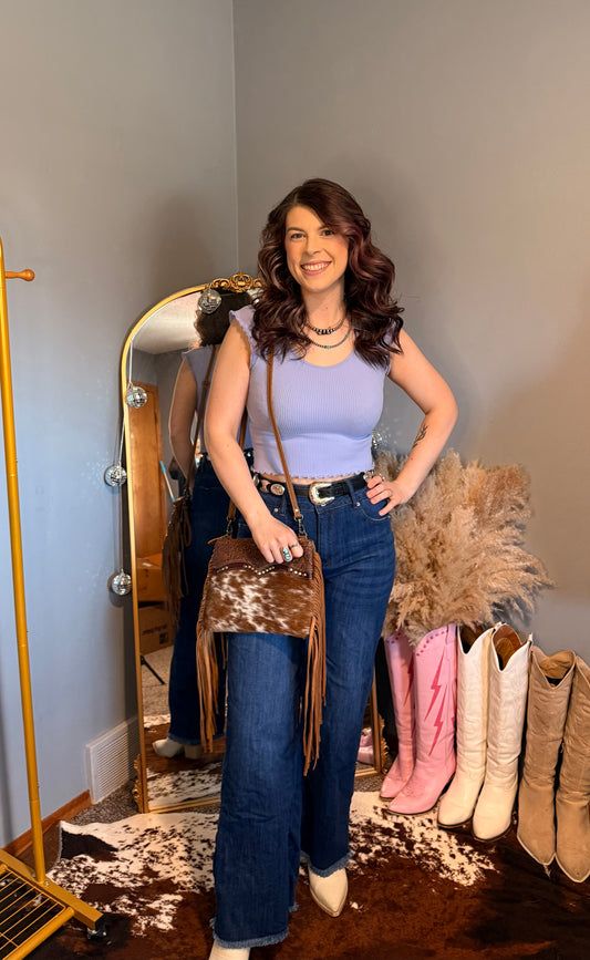 Mescalaro Hill Leather & Hairon Bag