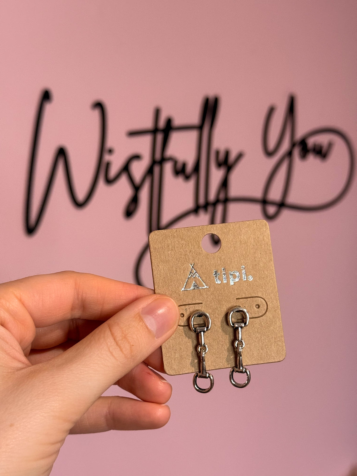 Small Snaffle Bit Earring