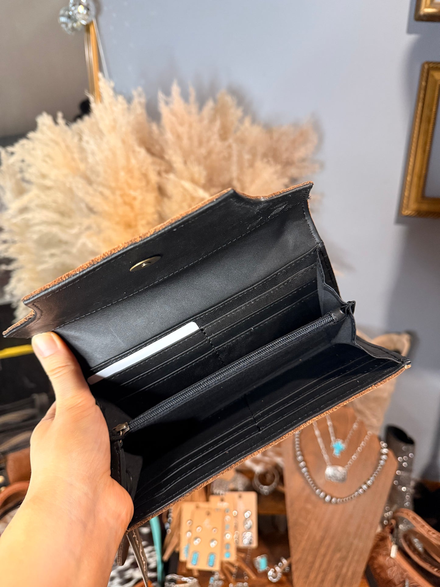 Glenrose Stitch Accent Wallet