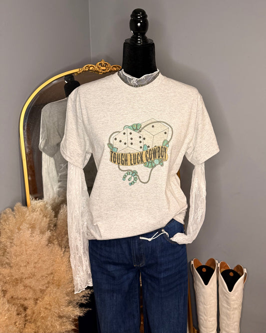Tough Luck Cowboy graphic tee
