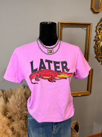 Later Alligator Graphic Tee