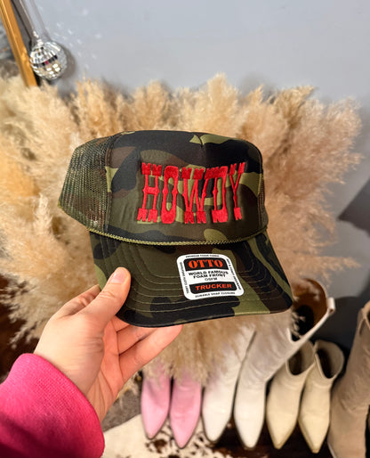 Howdy Camo Trucker Hat