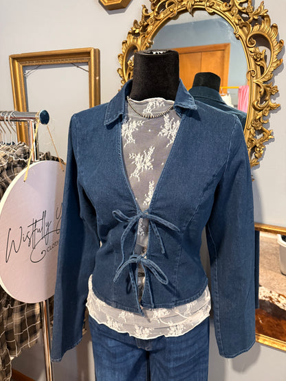 Avery Denim Top
